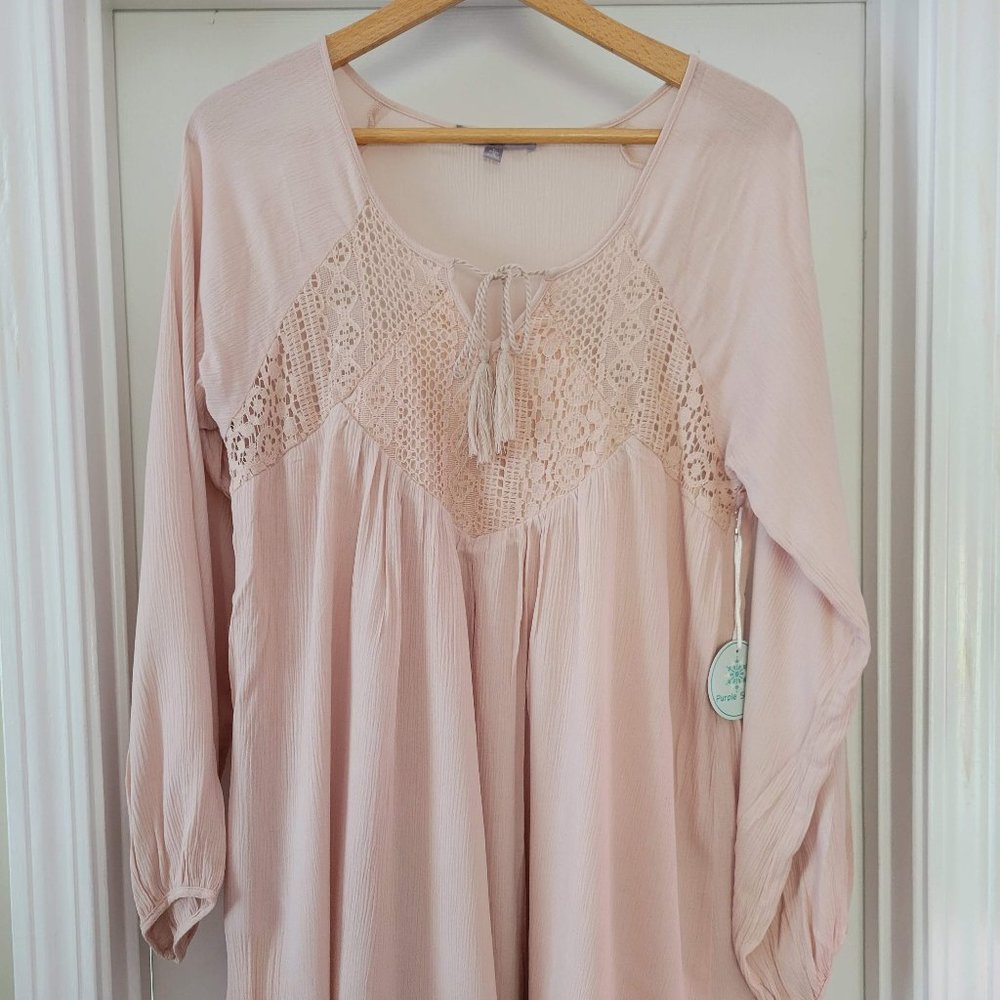 NWT Purple Snow Mini Dress